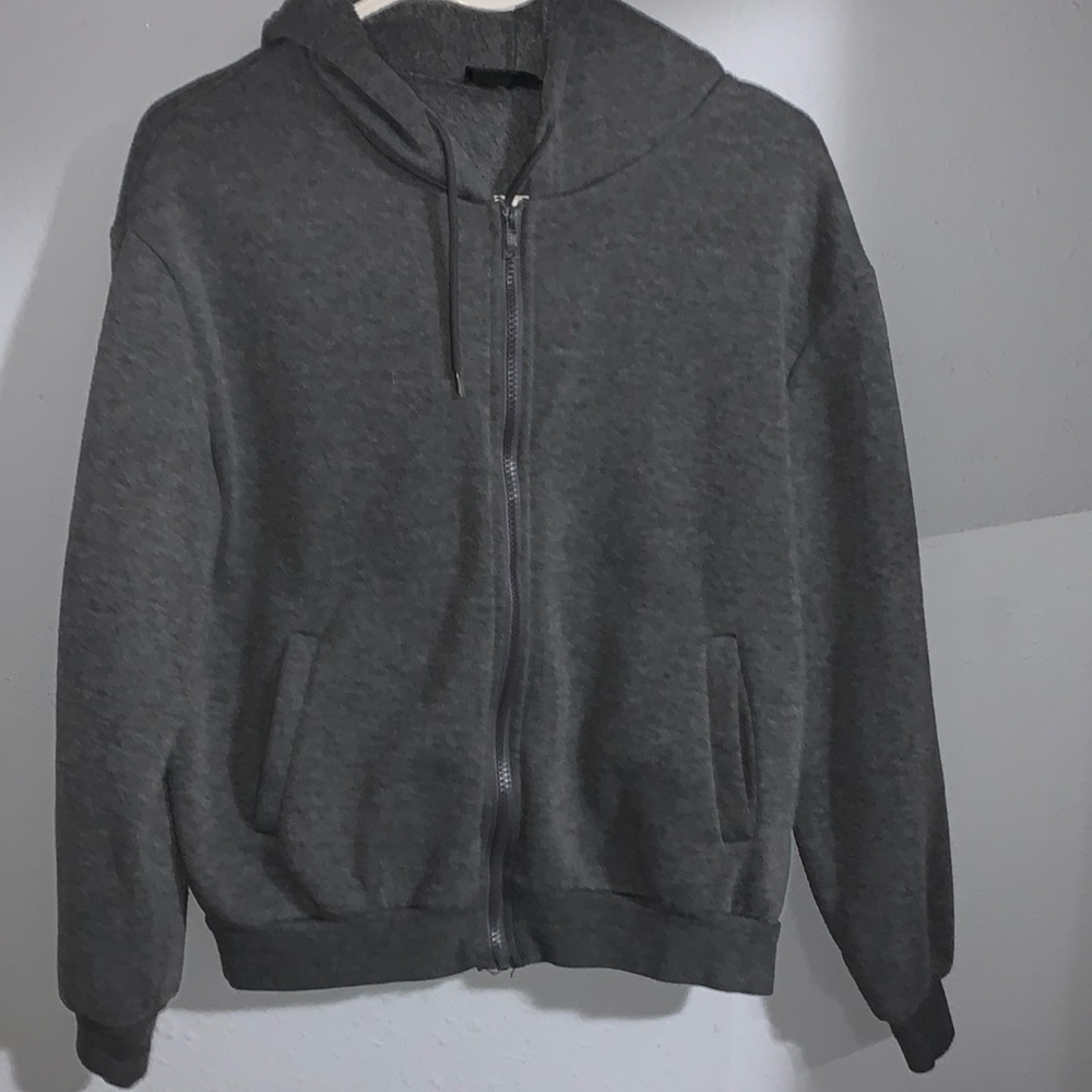 grey jacket